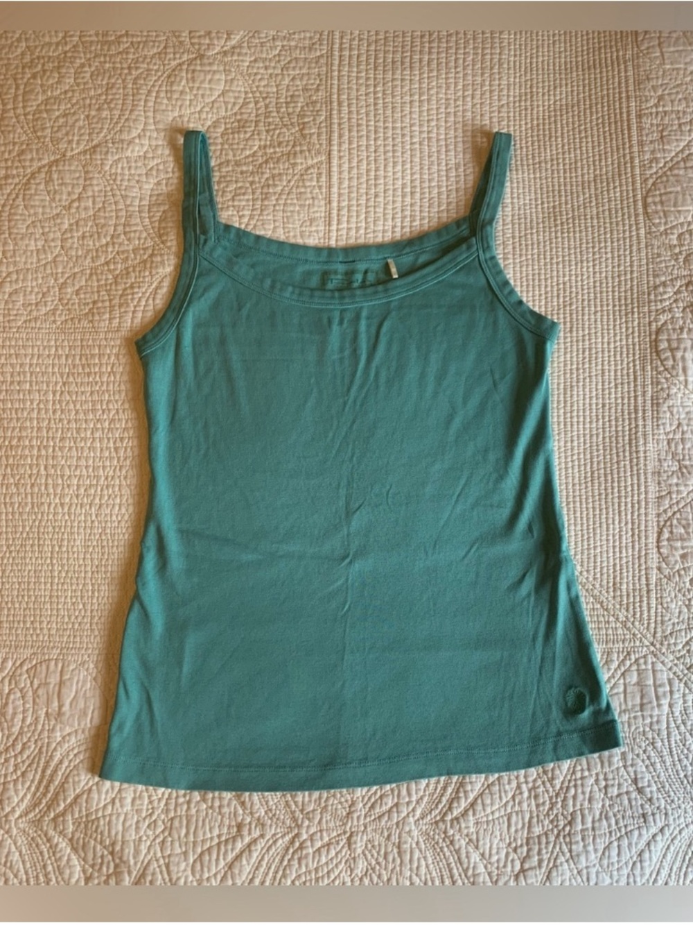 Women’s Teal Tank Top - Sleeveless Stretch Camisole